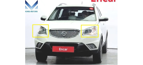 ssangyong headlights lamp set for korando c 2011-13